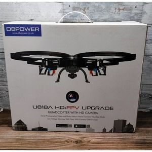DBPOWER U818A HD Camera FPV Upgrade Quadcopter Drone! Good Condition!